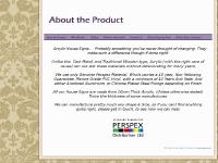 Acrylic House Signs - About the Product Acrylic House Signs - About the Product