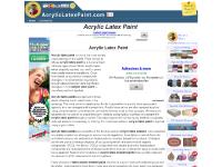 acryliclatexpaint.com Acrylic Latex Paint