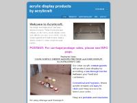 acrylic display products by acrylicraft - HOME