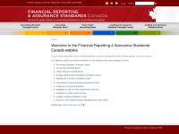 Welcome to the Financial Reporting & Assurance Standards Canada website | Financial Welcome to the Financial Reporting & Assurance Standards Canada website | Financial