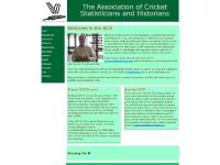 acscricket.com The Journal, Research, Awards