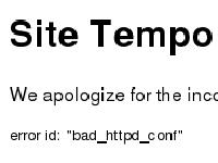 Site Temporarily Unavailable