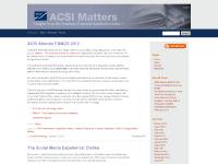 ACSI Matters - Insights from the American Customer Satisfaction Indexâ„¢ ACSI Matters - Insights from the American Customer Satisfaction Indexâ„¢