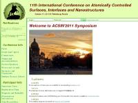 Home Page. ACSIN 2011