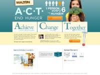 actendhunger.org Achieve a world without hunger, Together we have impact, Send a tribute or e-card » actendhunger.org Achieve a world without hunger, Together we have impact, Send a tribute or e-card »