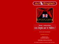 Act English - Apprenez l'anglais par le th&eacute;atre