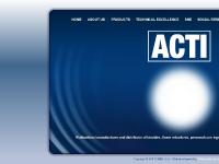 ACTI - Manufacturer and distributor of biocides, flame retardants, personal care ingredients and other speciality chemicals. ACTI - Manufacturer and distributor of biocides, flame retardants, personal care ingredients and other speciality chemicals.