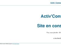 Activ' Consulting » Maintenance Mode Activ' Consulting » Maintenance Mode