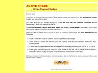 Active Trade Online Payment System