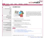 ActiveMath Web - ActiveMath Home