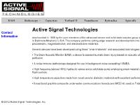 activesignaltech.com Active Signal Technologies, Active Signal, AST activesignaltech.com Active Signal Technologies, Active Signal, AST