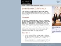 actoffice.fr Accueil, À propos de, Formations actoffice.fr Accueil, À propos de, Formations