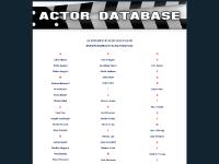 Actor Database Actor Database