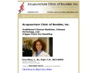 Looking for a good Boulder Acupuncture Clinic?