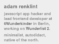 adamrenklint.com adamrenklint.com