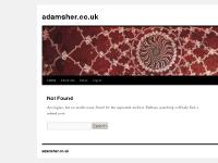 adamsher.co.uk adamsher.co.uk