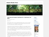 Adams Woods Voice | Adams Woods Condos, Bloomfield Hills, MI, Complex News & Information