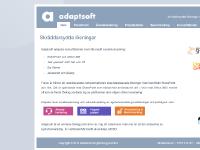 adaptsoft.se SharePoint intranet, SharePoint utvecklare, SharePoint konsult adaptsoft.se SharePoint intranet, SharePoint utvecklare, SharePoint konsult