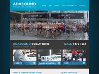 Adasound PA Sound Stage lighting microphone projector lectern audio visual Hire Installation Perth