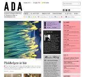 Branschspaning, Galleri ADA, Om ADA, Utblick Branschspaning, Galleri ADA, Om ADA, Utblick