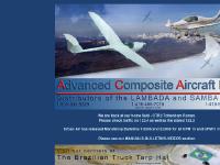 Advanced Composite Aircraft - SAMBA XXL Ultralight and LAMBADA Motorglider Advanced Composite Aircraft - SAMBA XXL Ultralight and LAMBADA Motorglider