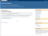 Add Press Release Add Press Release