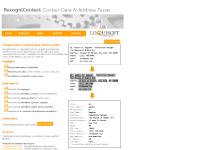RecogniContact International Contact Data & Address Parser