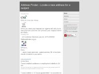 Address Finder - Locate a new address for a subject Address Finder - Locate a new address for a subject