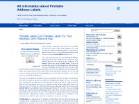 Make Your Own Address Labels. All information about Printable Address Labels. Make Your Own Address Labels. All information about Printable Address Labels.