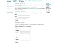 Add URL Pro - Free Add URL Submission and More!