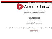 Welcome to the Adelta Legal Website Welcome to the Adelta Legal Website