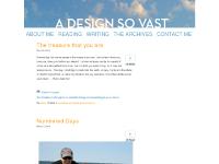 adesignsovast.com A Design So Vast, Reading, Writing