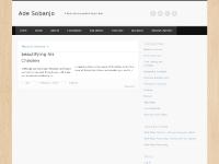 Ade’s Personal Blog Ade’s Personal Blog