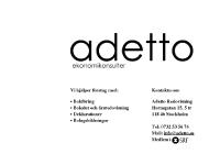 Adetto Redovisning Adetto Redovisning