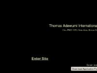 Welcome to Thomas Adewumi International College, Oko