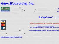 Adex Electronics: Mfg of pci pci-express isa eisa cardbus/pcmcia agp dimm ddr ddr2 risers and extenders for testing and 1U/2U rackmount systems.