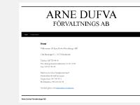 Arne Dufva Förvaltnings AB Arne Dufva Förvaltnings AB