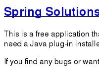 adfvor.co.uk Spring Solutions, instructions adfvor.co.uk Spring Solutions, instructions