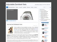 Adjustable Dumbbell Sets Adjustable Dumbbell Sets