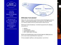 adm.se Arbetssätt, Material och Metoder adm.se Arbetssätt, Material och Metoder