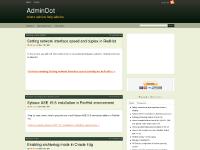 AdminDot - where admins help admins AdminDot - where admins help admins