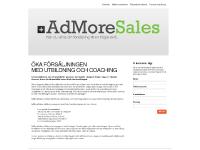 AdMoreSales AB – Försäljning på en högre nivå AdMoreSales AB – Försäljning på en högre nivå