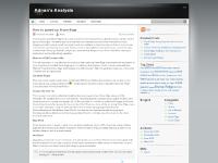 Adnan's Analysis Adnan's Analysis