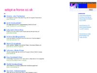 adopt-a-horse.co.uk - adopt-a-horse adopt-a-horse.co.uk - adopt-a-horse