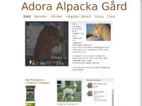 Min förstasidan - www.adoraalpacka.se