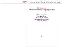 ADR-IT American Dream Racing – Information Technology