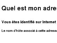 adresse-ip - Adresse IP : mon adresse IP en un clic