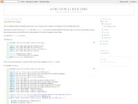 adrianwalker.org Java Multiline String, 10:30 PM, 1:55 PM adrianwalker.org Java Multiline String, 10:30 PM, 1:55 PM