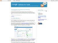 AdSense for Feeds and FeedBurner Blog