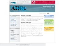ADPA -Association of Dive Program Administrators ADPA -Association of Dive Program Administrators